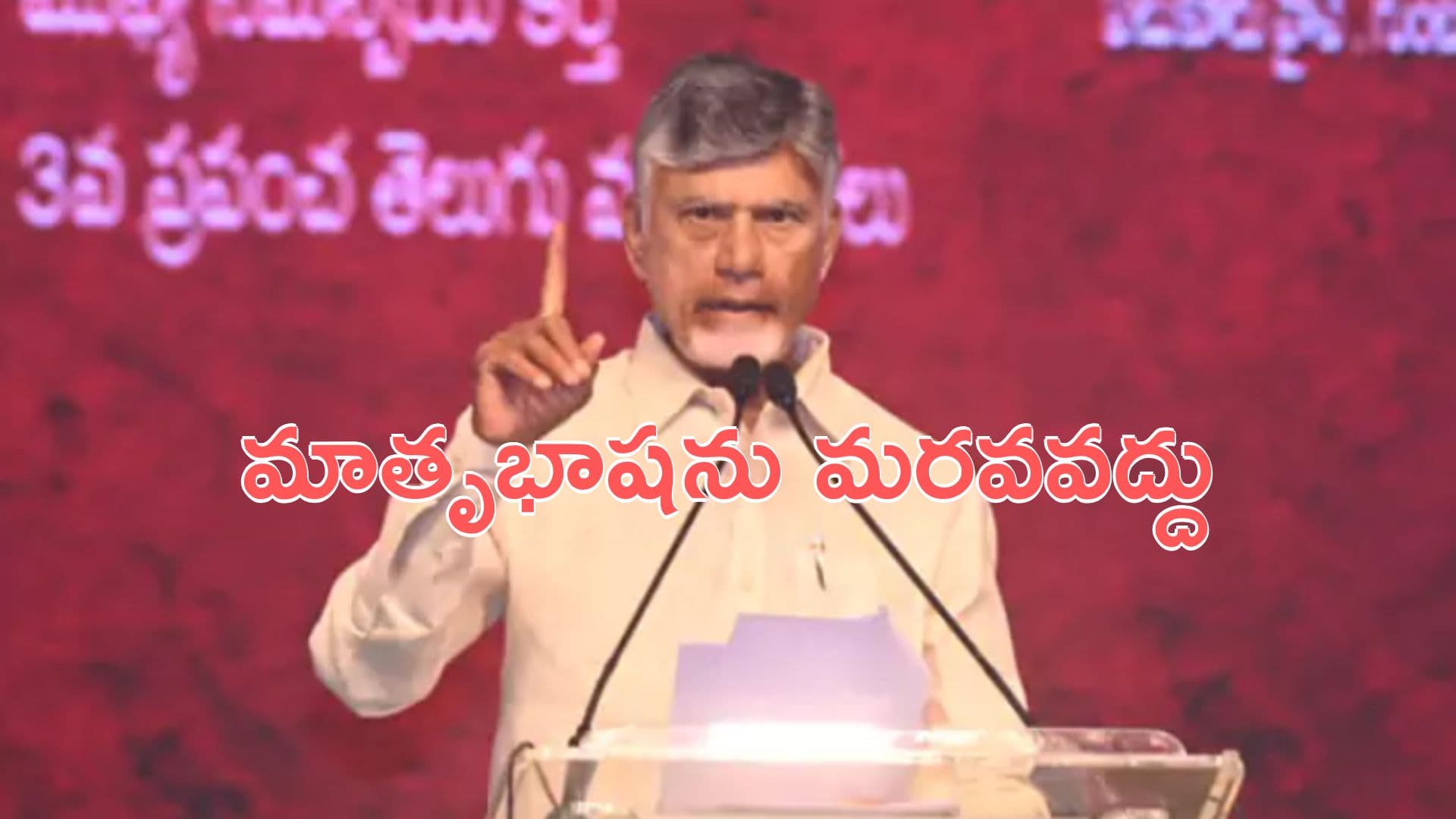 CM Chandrababu @Telugu Mahasabhalu 2026: దేశంలో తెలుగు భాషకు ఘనమైన చరిత్ర: సీఎం చంద్రబాబు!