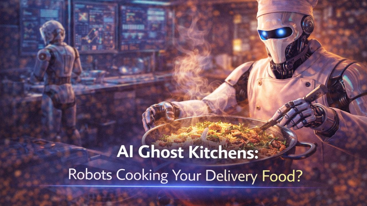 AI Ghost Kitchens: మీరు ఆర్డర్ చేసిన బిర్యానీని వండింది రోబోనా? ఆహార రంగంలో నిశ్శబ్దంగా మొదలైన ఏఐ విప్లవం!