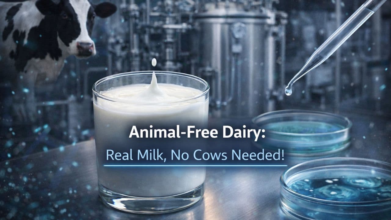Animal-Free Dairy: ఆవు లేని పాలు.. మైక్రోబ్స్ సృష్టించే పాల ప్రోటీన్లతో సరికొత్త ఆహార విప్లవం!