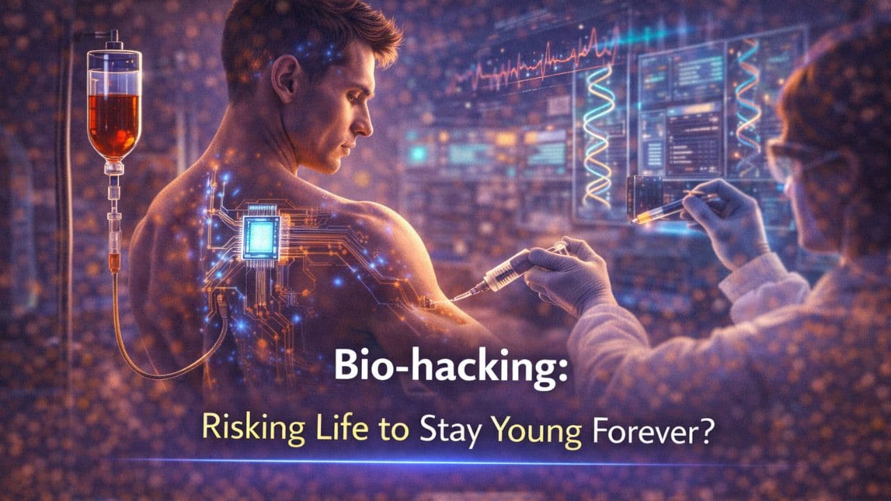 Bio-hacking: వందేళ్ల యవ్వనం కోసం ప్రాణాలతో జూదం.. మనిషి తన శరీరానికే 'హ్యాకర్' గా మారుతున్నాడా?