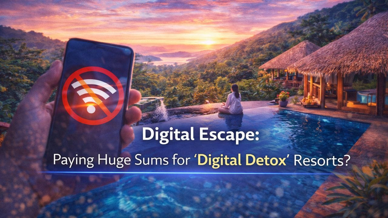 Digital Escape: స్మార్ట్ఫోన్ల నుండి విముక్తి.. 'డిజిటల్ డిటాక్స్' రిసార్టుల కోసం లక్షల్లో ఎందుకు ఖర్చు చేస్తున్నారు?
