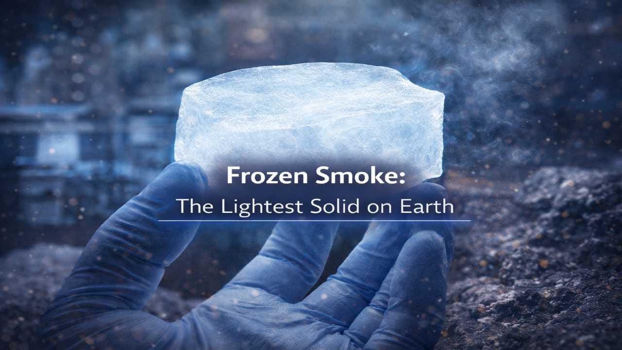 Frozen Smoke: గాలి కంటే తేలిక.. వజ్రం కంటే దృఢం! 'ఏరోజెల్'తో మారబోతున్న మన ప్రపంచం!