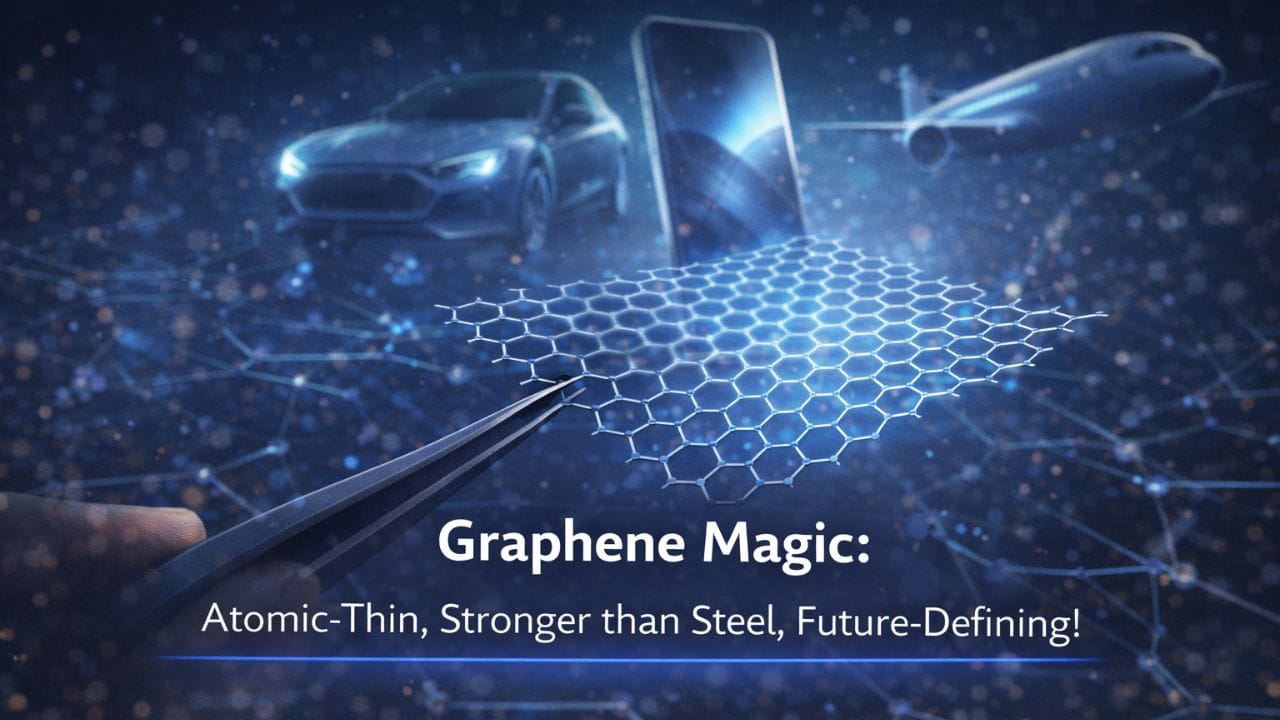 Graphene Magic: ఒక్క అణువు మందం.. ఉక్కు కంటే దృఢం! స్మార్ట్ఫోన్లు, ఈవీల భవిష్యత్తును మార్చేయనున్న సూపర్ మెటీరియల్!