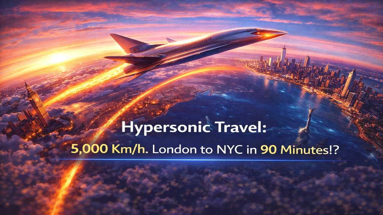 Hypersonic Travel: గంటకు 5,000 కిలోమీటర్ల వేగం.. లండన్ నుండి న్యూయార్క్కు కేవలం 90 నిమిషాల్లో! ఇది సాధ్యమేనా?