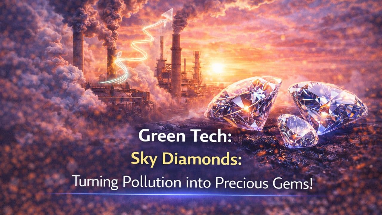 గాలిలోని కాలుష్యమే ఇక విలువైన వజ్రం.. కాలుష్య నివారణలో 'స్కై డైమండ్స్' సరికొత్త విప్లవం!