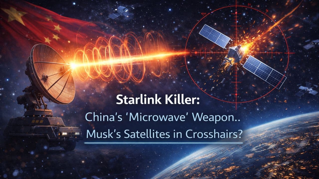 Starlink Killer: చైనా 'మైక్రోవేవ్' అస్త్రం.. మస్క్ శాటిలైట్లే లక్ష్యమా? అంతరిక్షంలో మొదలైన నిశ్శబ్ద యుద్ధం!
