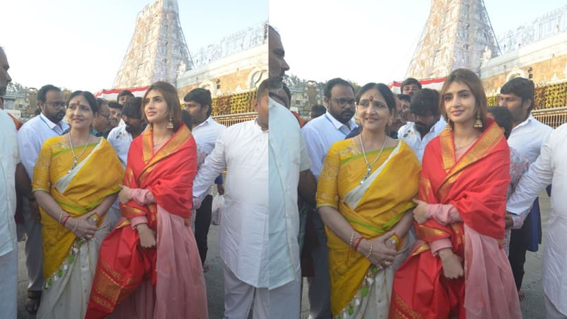 heroine Srileela:శ్రీవారిని దర్శించుకున్న హీరోయిన్ శ్రీలీల