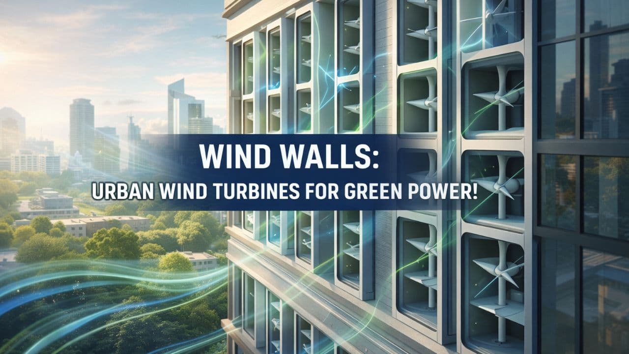 మీ ఇంటి గోడలే ఇక పవర్ ప్లాంట్లు.. అతి తక్కువ గాలితోనే విద్యుత్తును పిండేసే 'అర్బన్ విండ్ టర్బైన్స్'!