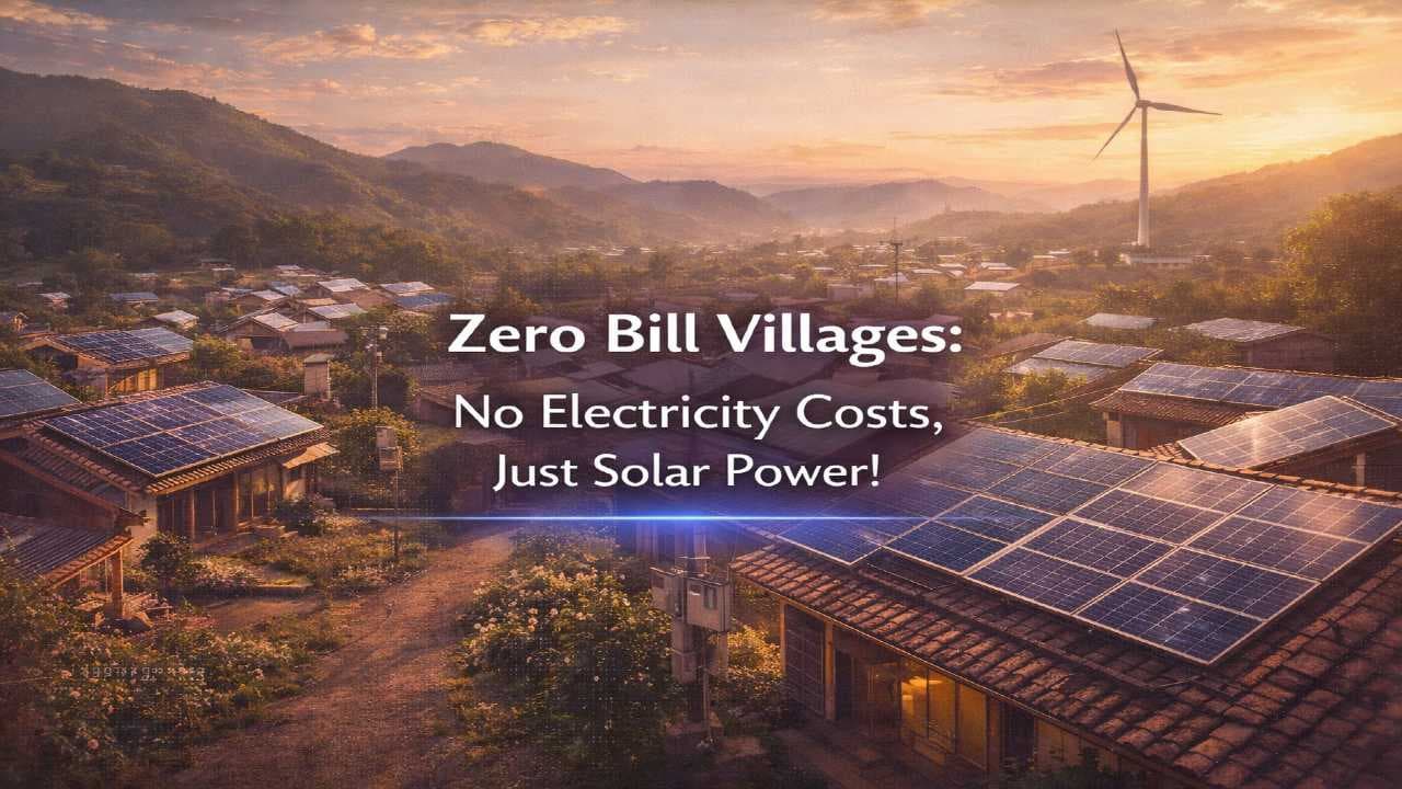 Zero Bill Villages: కరెంట్ బిల్లు కట్టక్కర్లేదు.. 'గ్రీన్ సోలార్ విలేజెస్'తో మారుతున్న పల్లెటూళ్ల రూపురేఖలు!